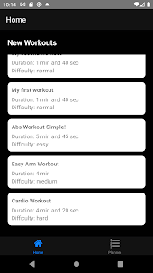 Workout && Fitness App