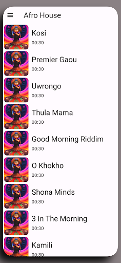 Afro House Ringtones Screen 3
