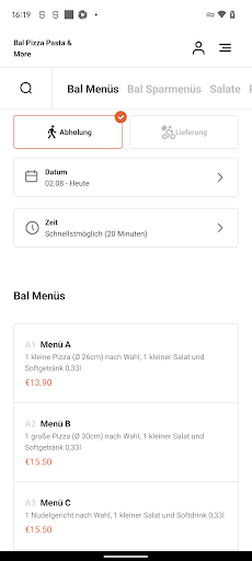 Bal Pizza Pasta & More Screen 3