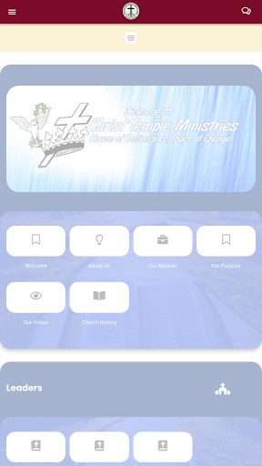 Android application Christ Temple Ministries screenshort