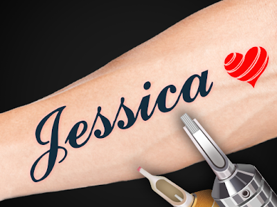 Vikas name style tattoo 245583