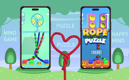 Android application Puzzle Game - Rope Puzzle screenshort
