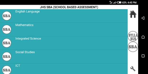 GES JHS Syllabus + SBA Screen 2