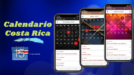 Android application Calendario Costa Rica Feriados screenshort