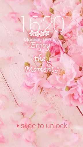 Pink Flower Theme – AppLock