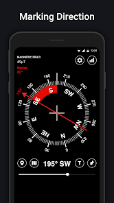 Digital Compass MOD APK 9.1 (Premium Unlocked) Android