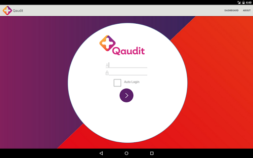 Android application Qaudit screenshort