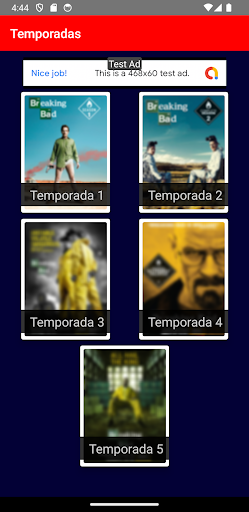 Android application Breaking bad App screenshort