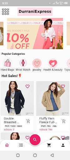 Android application DurraniExpress Online Shopping screenshort