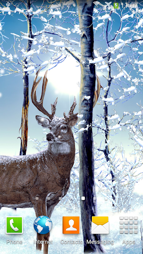 Winter Forest Live Wallpaper Screen 2
