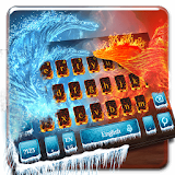 Ice Fire Keyboard Theme icon