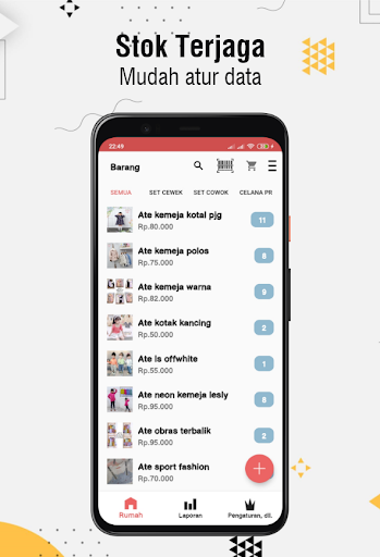 Pratinjau aplikasi