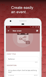 Event sharing: plan an event a 1.2.1 APK + Mod (Unlimited money) إلى عن على ذكري المظهر