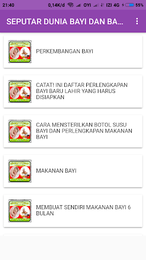 SEPUTAR DUNIA BAYI DAN BALITA