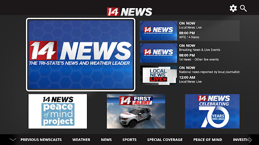 Screenshot of 14 NEWS WFIE