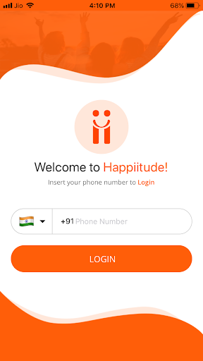 Android application Happiitude screenshort