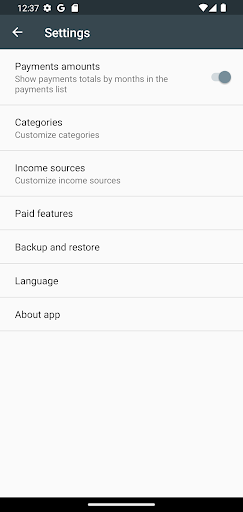 My Salary - Income Accounting Screenshot