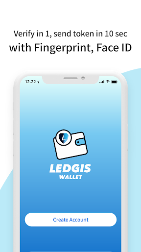 Android application Ledgis Wallet screenshort