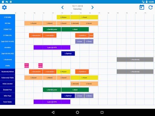 FFFScheduler Screen 2