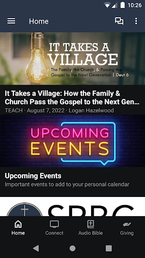 Android application Shawnee Run Baptist Church screenshort