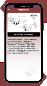 Maizic WiFi PTZ Camera Guide