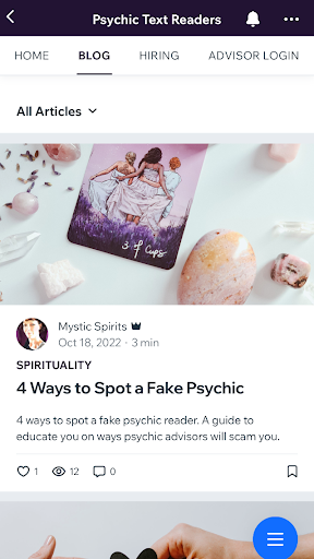Psychic Text Readers Screen 3
