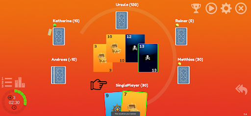 Android application Pirates (Card Game) screenshort