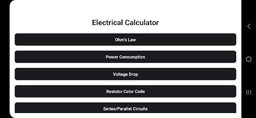 Electrical Calculator