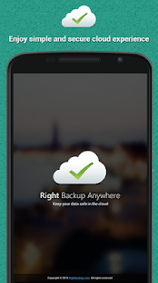 Right Backup Anywhere - Online Cloud Storage