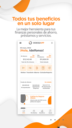 Android application ODESSAPP screenshort