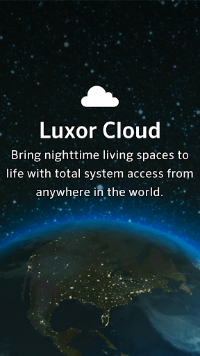 Android application Luxor® Controller screenshort