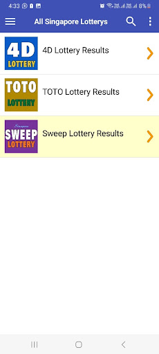 SG Lotto- 4d TOTO Sweep Result Screen 2