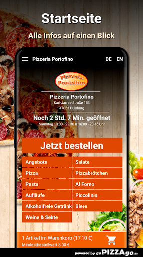 Pizzeria Portofino Duisburg Screen 2