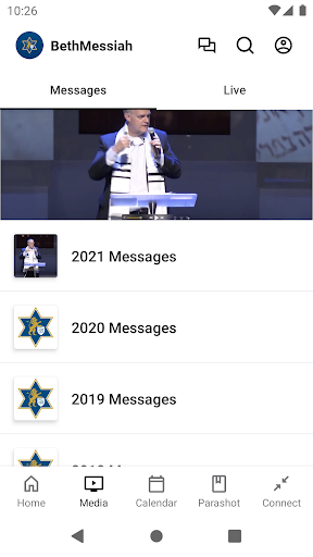 Congregation Beth Messiah Screen 2