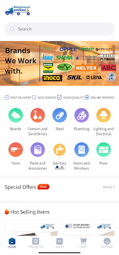 Android application Home Depot Online PH screenshort