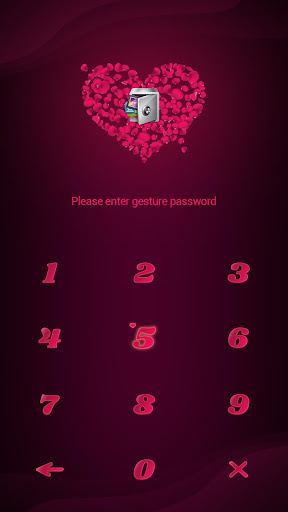 AppLock Theme Rose Screen 2