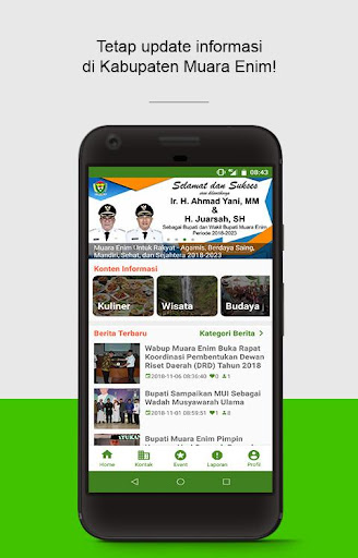 Android application Mance - Muara Enim Center screenshort