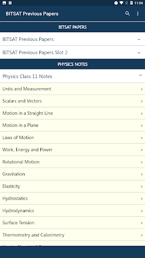 Screenshot of BITSAT Exam Previous Papers