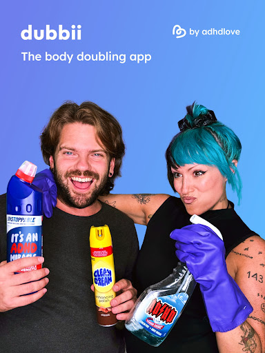Screenshot of dubbii: the body doubling app