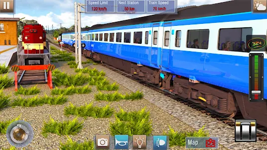 Modern Train Driving Game 2023