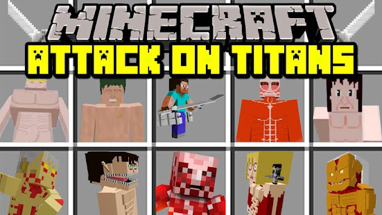 Attack On Titans Mod Minecraft 1.0.0 APK screenshots 1