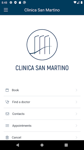 Android application CSM Clinica San Martino screenshort