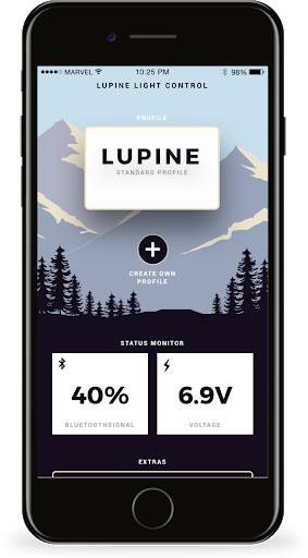 Android application Lupine Light Control 2.0 screenshort