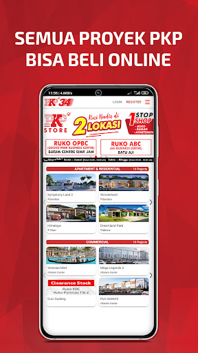 Android application PKP ONLINE screenshort