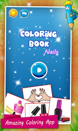 Android application Nails Polish Coloring Pages screenshort