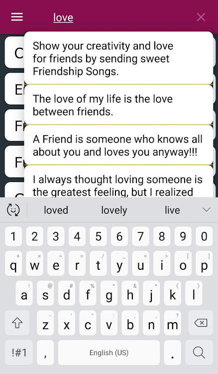 SMS Quotes collection - SMS st - 1.2 - (Android)
