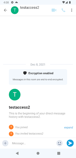 GWU-Chat-App Screen 3