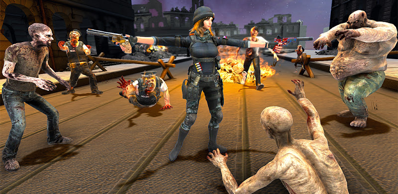 Zombie Survival Warfare - Zombie Shooting Game