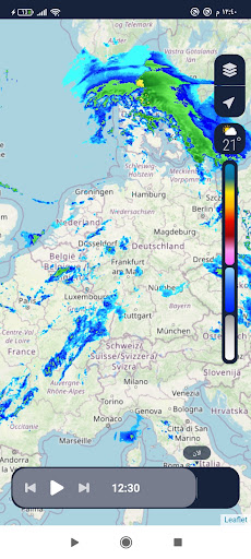 Rain Radar Screen 2