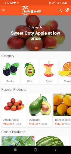 Fruits4Health Screen 2